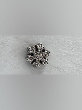 Pandora Silver Snowflake Charm Let It Go, Frozen